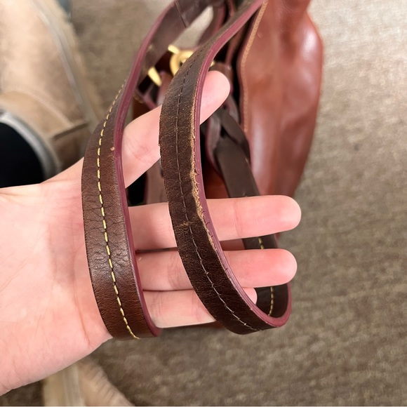 Pre Loved Dooney & Bourke Brown Leather Handbag - Picture 7 of 16